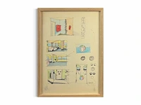 Sergio de beukelaer - originele tekening - afbeelding 1 van  1