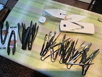 Serveertangen aluminium en plastic keukengerei (29x) - afbeelding 1 van  4