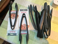 Serveertangen aluminium en plastic keukengerei (29x) - afbeelding 3 van  4