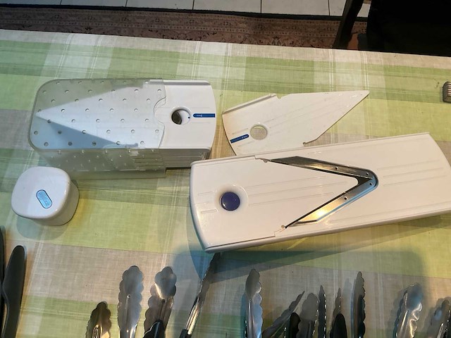 Serveertangen aluminium en plastic keukengerei (29x) - afbeelding 4 van  4