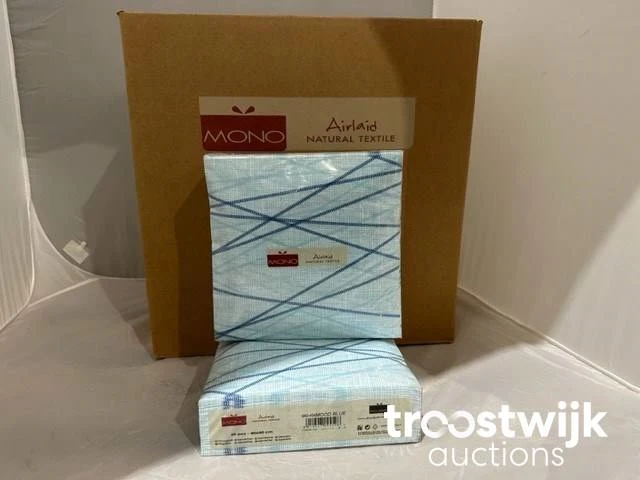 Servetten airlaid mood blue - pack service italia - afbeelding 1 van  2