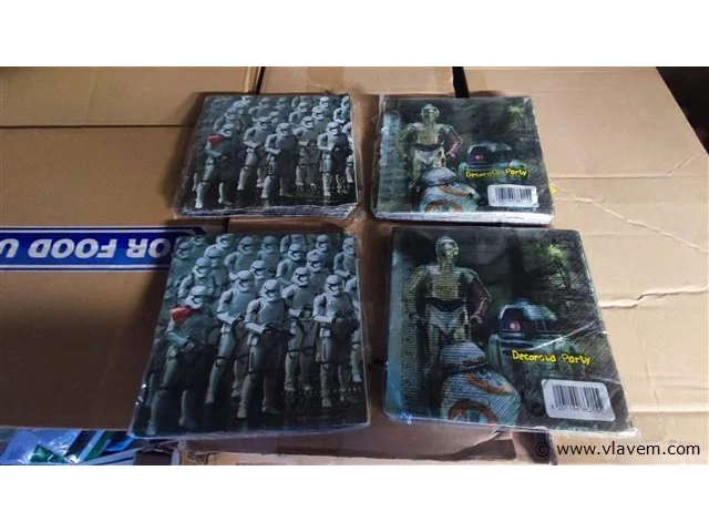 Servetten star wars,80 stuks,4 sets van 20 stuks - afbeelding 1 van  1