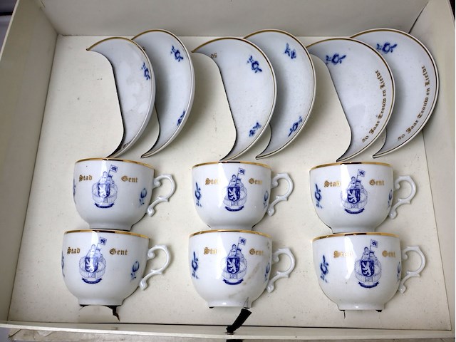 Servies stad gent - afbeelding 1 van  4