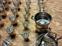 Servies zilver-glas 110 delig - afbeelding 2 van  6