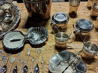 Servies zilver-glas 110 delig - afbeelding 4 van  6