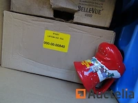 Serviesset: borden, hakmolen, botervloot, carlsberg en bellevue glazen, tupperware, bestek - afbeelding 8 van  11