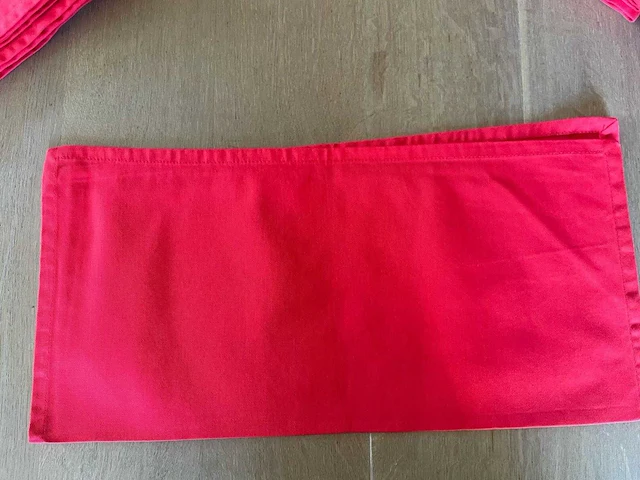 Servietten rood (70x) - afbeelding 2 van  2