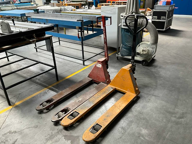 Set 2 hydraulische handpallettrucks (2x) - afbeelding 4 van  11