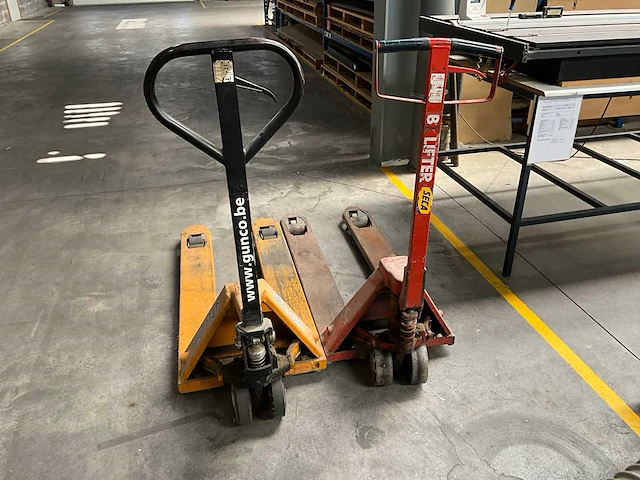 Set 2 hydraulische handpallettrucks (2x) - afbeelding 11 van  11
