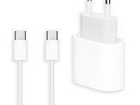 Set apple - usb-c adapter + usb-c kabel 1 m. - afbeelding 1 van  3
