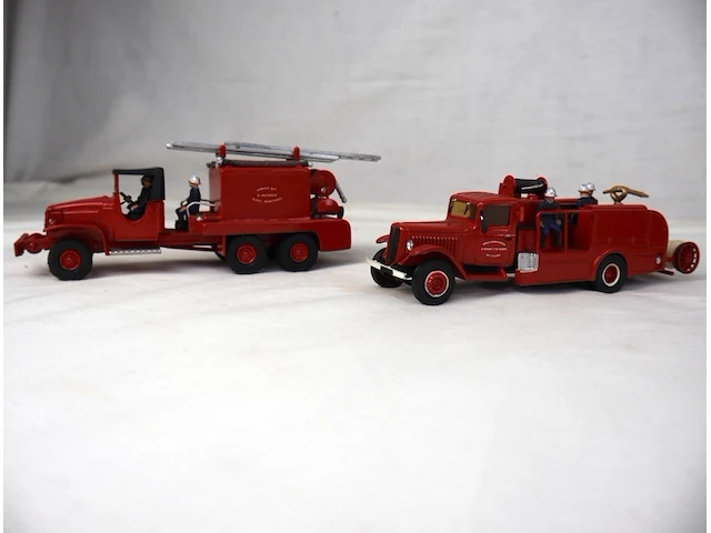 Set brandweerwagentjes (x11) - afbeelding 2 van  6