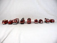 Set brandweerwagentjes (x9) - afbeelding 1 van  6