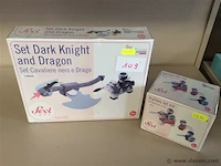 Set dark knight & dragon + set strijders - afbeelding 1 van  2