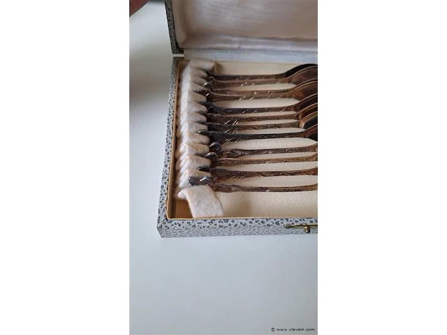 Set dessertlepels in koffer - afbeelding 2 van  4