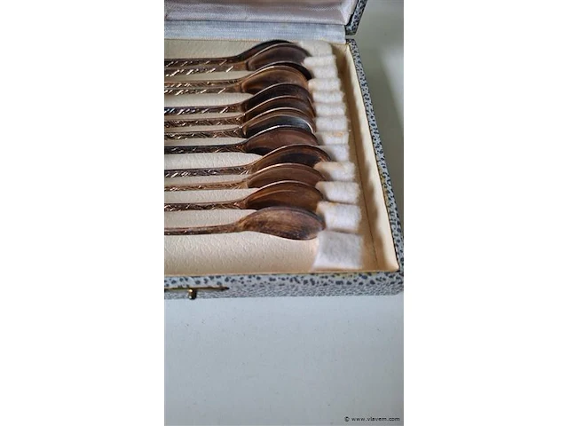 Set dessertlepels in koffer - afbeelding 3 van  4