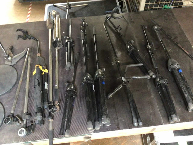 Set diverse microfoonstatieven 15 stuks - afbeelding 3 van  3