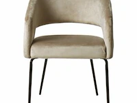 Set eetkamerstoelen eden beige - afbeelding 2 van  4