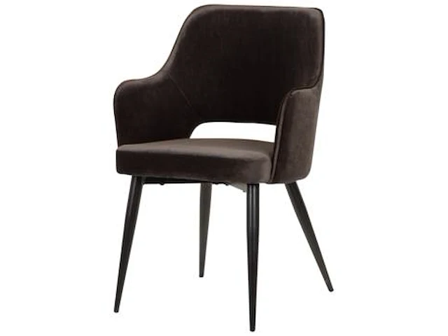 Set eetkamerstoelen puck antraciet - afbeelding 1 van  4