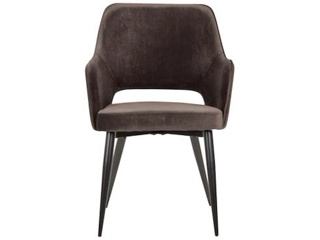 Set eetkamerstoelen puck antraciet - afbeelding 2 van  4