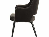Set eetkamerstoelen puck antraciet - afbeelding 3 van  4