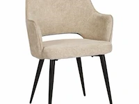Set eetkamerstoelen puck beige - afbeelding 1 van  3