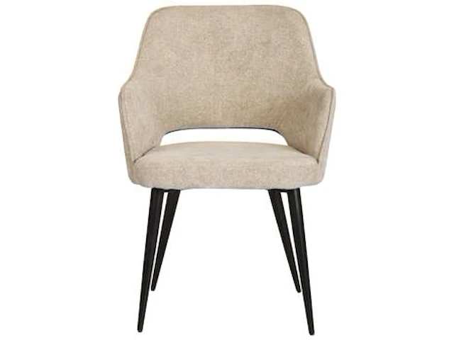 Set eetkamerstoelen puck beige - afbeelding 2 van  3