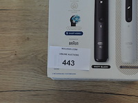 Set elektrische tandenborstels braun oral b io series 5 duo matt lava and white (b435) - afbeelding 2 van  4