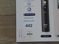 Set elektrische tandenborstels braun oral b io series 6 duo black lava and pink sand (b435) - afbeelding 2 van  5