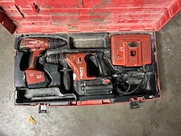 Set hilti sf 151-a + te 6-a accu schroefboormachine en accu boorhamer