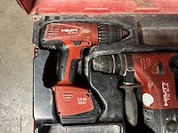 Set hilti sf 151-a + te 6-a accu schroefboormachine en accu boorhamer - afbeelding 2 van  8