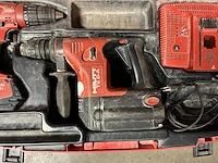 Set hilti sf 151-a + te 6-a accu schroefboormachine en accu boorhamer - afbeelding 3 van  8