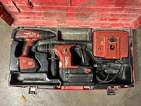 Set hilti sf 151-a + te 6-a accu schroefboormachine en accu boorhamer - afbeelding 5 van  8