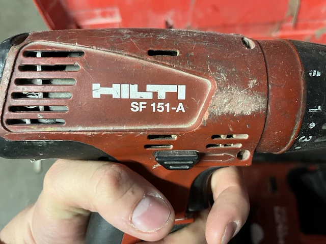 Set hilti sf 151-a + te 6-a accu schroefboormachine en accu boorhamer - afbeelding 7 van  8
