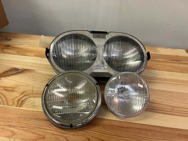 Set klassieke motorfiets koplampen van aprilia / cev - afbeelding 1 van  7