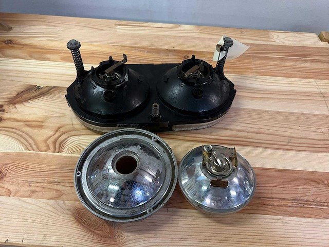 Set klassieke motorfiets koplampen van aprilia / cev - afbeelding 2 van  7