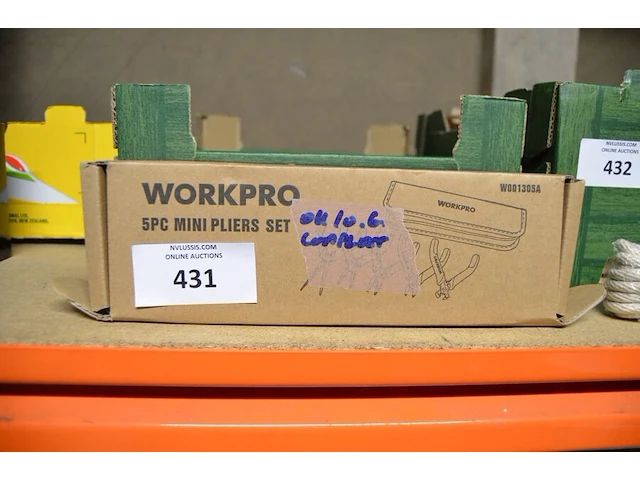Set mini tangen workpro nieuw - afbeelding 2 van  3