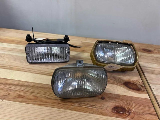 Set motorfiets koplampen – stanley & raybrig (3x) - afbeelding 1 van  8