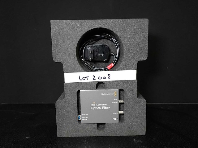 Set of 2 black magic signal converter hd-sdi/3g to optical fiber - video - afbeelding 1 van  2