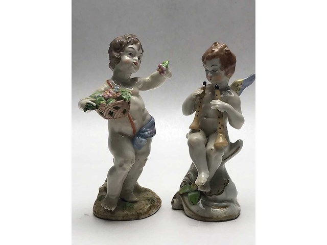 Set of 3 capodimonte italian porcelain (3x) - afbeelding 7 van  9