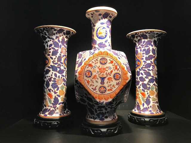 Set of 3 chinese vases - afbeelding 7 van  10