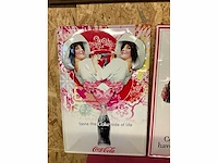 Set reclameborden coca cola (4x) - afbeelding 4 van  6