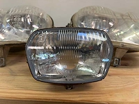 Set rinder motorfiets koplampen (dubbele & enkele halogeenunits)(3x) - afbeelding 3 van  9