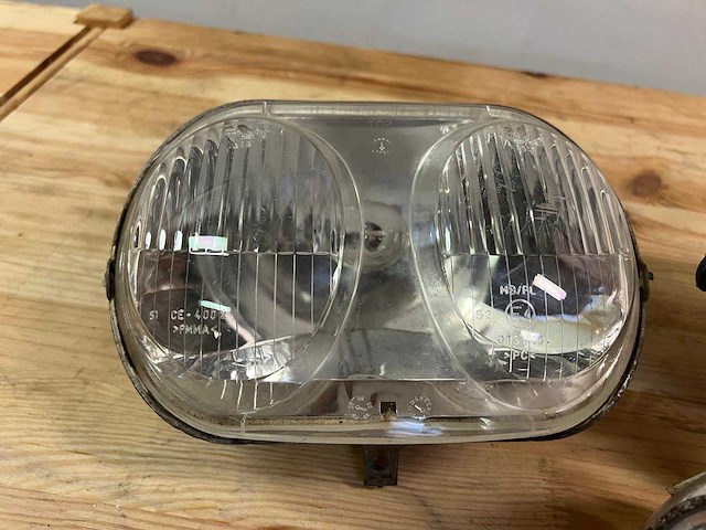Set rinder motorfiets koplampen (dubbele & enkele halogeenunits)(3x) - afbeelding 4 van  9
