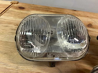 Set rinder motorfiets koplampen (dubbele & enkele halogeenunits)(3x) - afbeelding 4 van  9