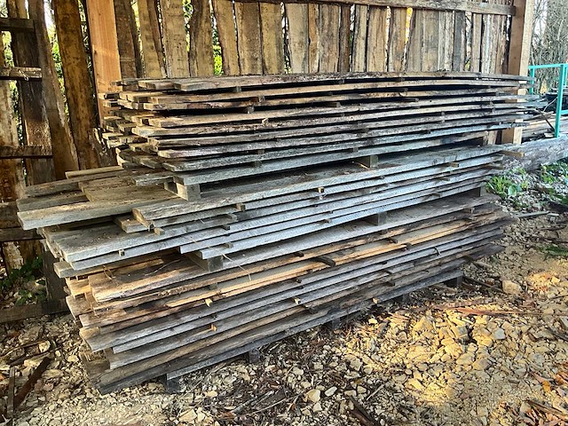 Set rustieke eikenhouten planken - afbeelding 1 van  6