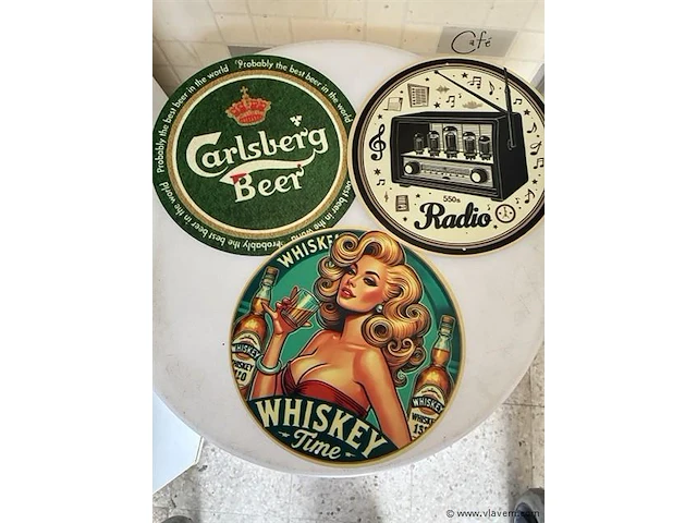Set sierborden retrolook - afbeelding 1 van  1