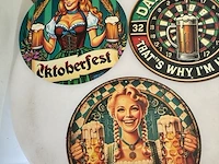 Set sierborden retrolook - afbeelding 1 van  1
