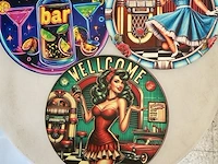 Set sierborden retrolook - afbeelding 1 van  1