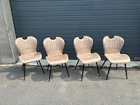 Set tafel actona met 4 microfiber stoelen - afbeelding 2 van  3