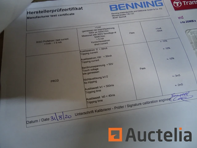Set testers voor het testen van elektrische apparaten benning st 755 winkelwaarde 2754 € - afbeelding 6 van  20